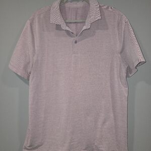 Men's Lululemon Evolution Short Sleeve Polo Sixe XL 22.5" PTP Excellent EUC B